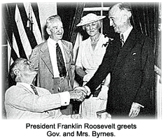 Governor and Mrs. Byrnes with FDR